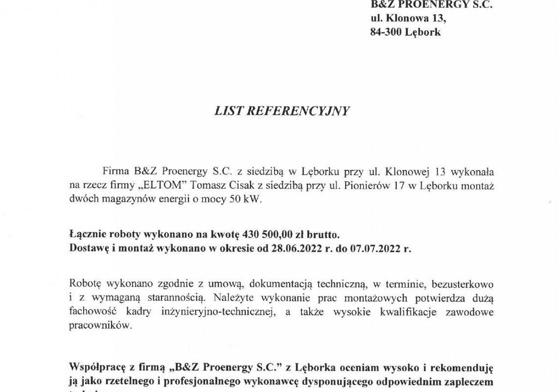 Tomasz Cisak ELTOM
