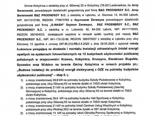 Wójt Gminy Kobylnica