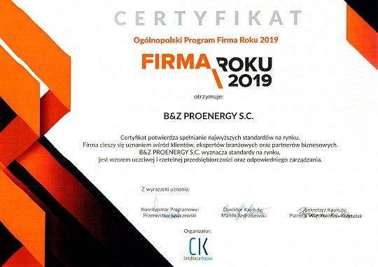 Firma Roku 2019